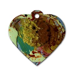 Doves Matchmaking 2 Dog Tag Heart (one Side) by bestdesignintheworld