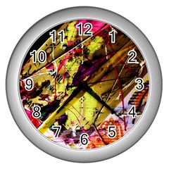 Absurd Theater In And Out 12 Wall Clocks (silver)  by bestdesignintheworld