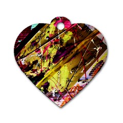 Absurd Theater In And Out 12 Dog Tag Heart (one Side) by bestdesignintheworld