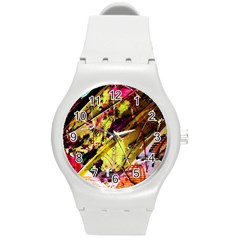 Absurd Theater In And Out 12 Round Plastic Sport Watch (m) by bestdesignintheworld