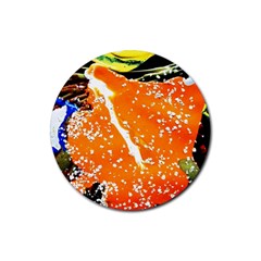 Smashed Butterfly 6 Rubber Coaster (round)  by bestdesignintheworld