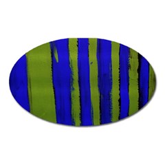 Stripes 4 Oval Magnet by bestdesignintheworld