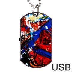 Mixed Feelings 9 Dog Tag Usb Flash (two Sides) by bestdesignintheworld