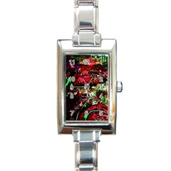 Bloody Coffee 2 Rectangle Italian Charm Watch by bestdesignintheworld