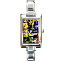 Yellow Roses 2 Rectangle Italian Charm Watch by bestdesignintheworld