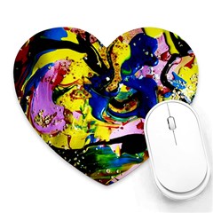 Yellow Roses 2 Heart Mousepads by bestdesignintheworld