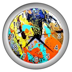 Africa  Kenia Wall Clocks (silver)  by bestdesignintheworld