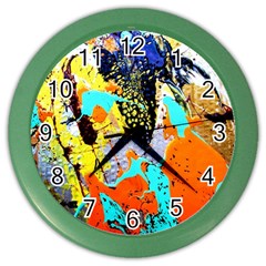 Africa  Kenia Color Wall Clocks by bestdesignintheworld