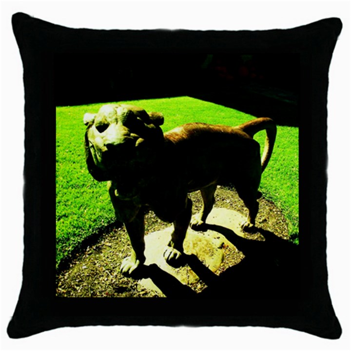 Guard 2 Throw Pillow Case (Black)