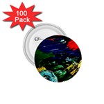 Tumble Weed And Blue Rose 1.75  Buttons (100 pack)  Front