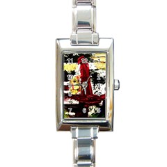 Collosium   Swards And Helmets 8 Rectangle Italian Charm Watch by bestdesignintheworld