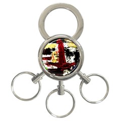 Collosium   Swards And Helmets 8 3-ring Key Chains by bestdesignintheworld