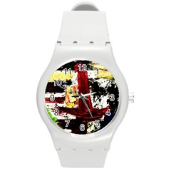 Collosium   Swards And Helmets 8 Round Plastic Sport Watch (m) by bestdesignintheworld