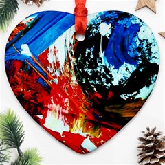 Mixed Feelings 4 Heart Ornament (two Sides) by bestdesignintheworld