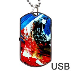 Mixed Feelings 4 Dog Tag Usb Flash (one Side) by bestdesignintheworld