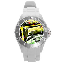 Grave Yard 6 Round Plastic Sport Watch (l) by bestdesignintheworld