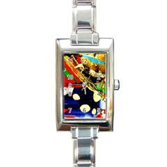 Catalina Island Not So Far 3 Rectangle Italian Charm Watch by bestdesignintheworld