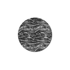 Dark Skin Texture Pattern Golf Ball Marker by dflcprints