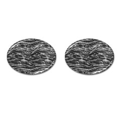 Dark Skin Texture Pattern Cufflinks (oval) by dflcprints