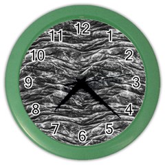 Dark Skin Texture Pattern Color Wall Clocks by dflcprints