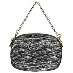 Dark Skin Texture Pattern Chain Purses (one Side)  by dflcprints