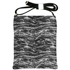 Dark Skin Texture Pattern Shoulder Sling Bags by dflcprints