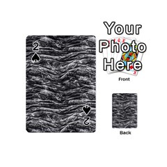 Dark Skin Texture Pattern Playing Cards 54 (mini)  by dflcprints