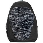 Dark Skin Texture Pattern Backpack Bag Front