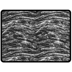 Dark Skin Texture Pattern Double Sided Fleece Blanket (large)  by dflcprints