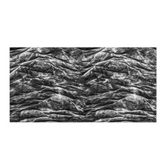 Dark Skin Texture Pattern Satin Wrap by dflcprints