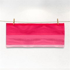 Pink Scarlet Gradient Stripes Pattern Cosmetic Storage Cases by yoursparklingshop