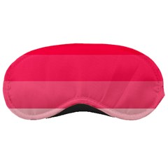 Pink Scarlet Gradient Stripes Pattern Sleeping Masks by yoursparklingshop