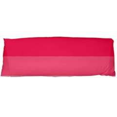 Pink Scarlet Gradient Stripes Pattern Body Pillow Case (dakimakura) by yoursparklingshop