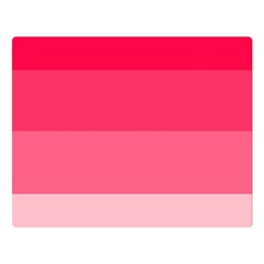 Pink Scarlet Gradient Stripes Pattern Double Sided Flano Blanket (large)  by yoursparklingshop