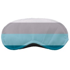 Blue Gray Striped Pattern Horizontal Stripes Sleeping Masks by yoursparklingshop