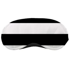 Black And White Striped Pattern Stripes Horizontal Sleeping Masks