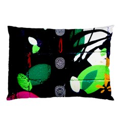 Graffiti On Green And Pink Designs Pillow Case (two Sides) by flipstylezfashionsLLC