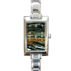 Tree In Highland Park Rectangle Italian Charm Watch by bestdesignintheworld