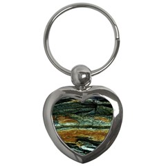 Tree In Highland Park Key Chains (heart)  by bestdesignintheworld