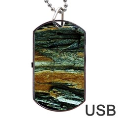 Tree In Highland Park Dog Tag USB Flash (One Side)