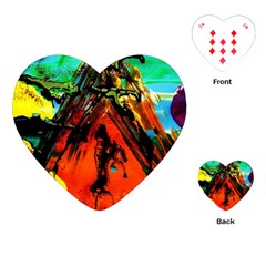 Camping 5 Playing Cards (heart)  by bestdesignintheworld