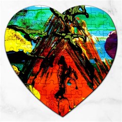 Camping 5 Jigsaw Puzzle (heart) by bestdesignintheworld