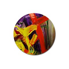 Fish And Bread1/2 Magnet 3  (round) by bestdesignintheworld