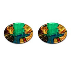 Young Witches Cufflinks (oval) by bestdesignintheworld