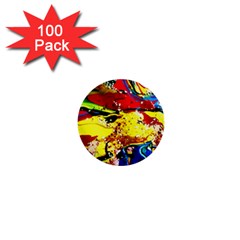 Yellow Roses 3 1  Mini Buttons (100 Pack) 