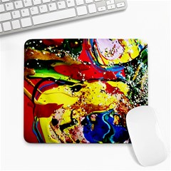 Yellow Roses 3 Large Mousepads by bestdesignintheworld