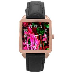 Indo China 3 Rose Gold Leather Watch  by bestdesignintheworld