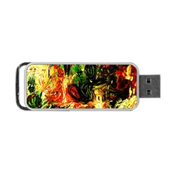 Sunset In A Desert Of Mexico Portable Usb Flash (one Side) by bestdesignintheworld