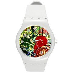 Irish Clock Round Plastic Sport Watch (m) by bestdesignintheworld