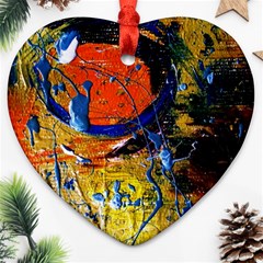 Lunar Eclipse 6 Ornament (heart) by bestdesignintheworld